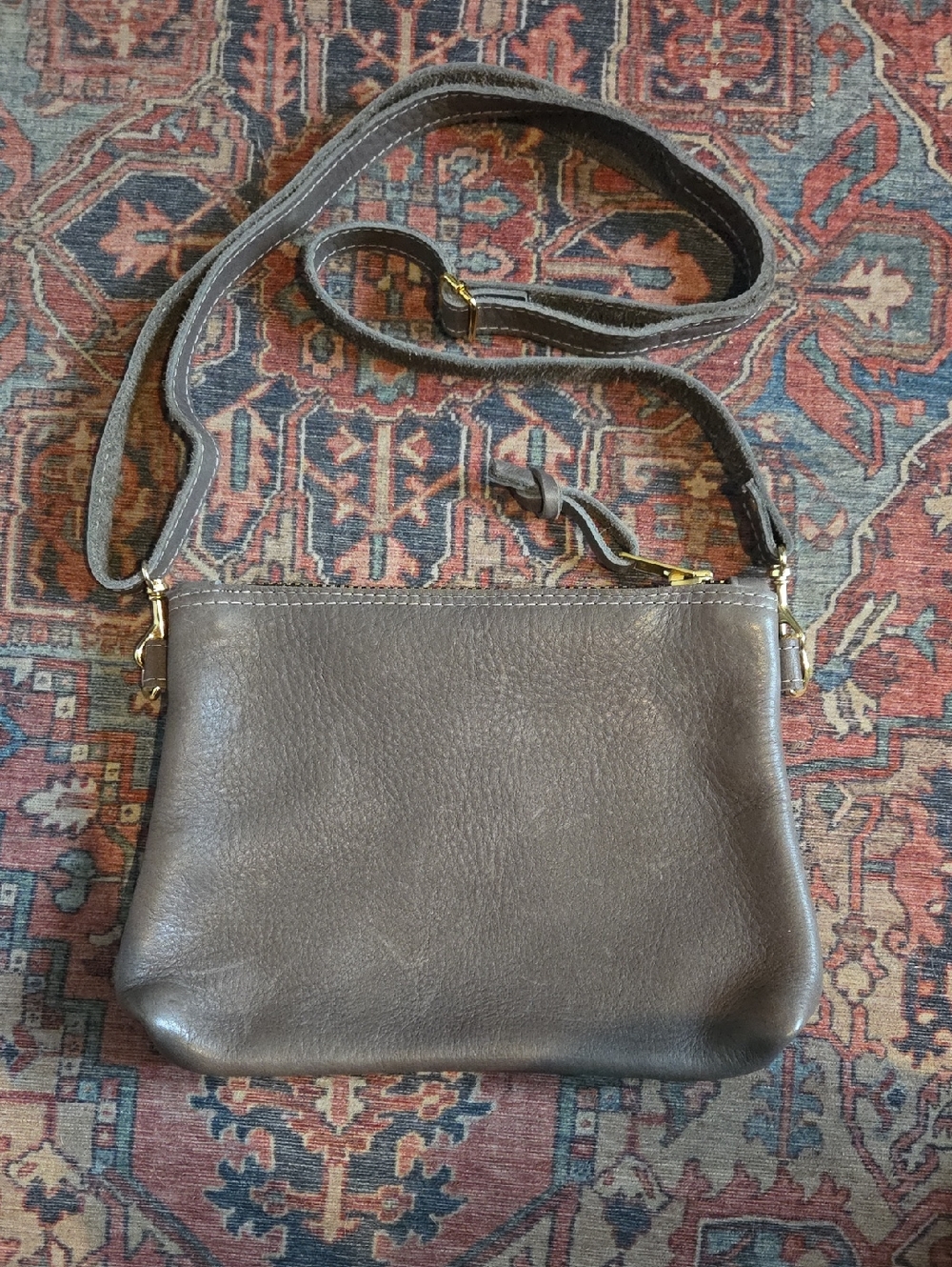 Vicki Jean Pebbled Leather Crosbody Bag